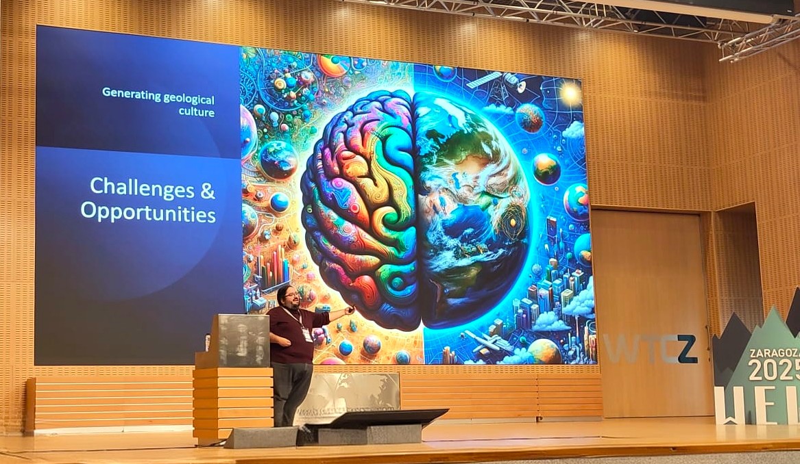 La Cátedra Geología y Sociedad se presenta en el IPGC 2025 y llama a reforzar el papel social de la geología